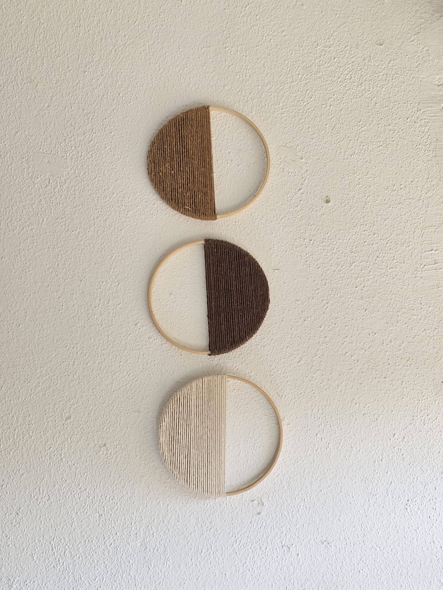 Conjunto Decorativo “Meio Círculo Natural” A1