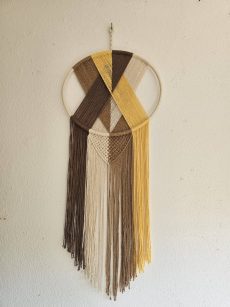 Pendente Decorativo em Macramé Médio A1