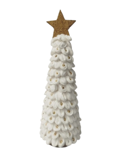 Árvore Branca com Estrela Dourada A1
